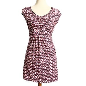 BODEN Casual Weekend Geometric Jersey Dress 6P